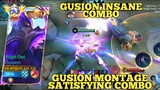 gusion insane combo ~ gusion montage satisfying
