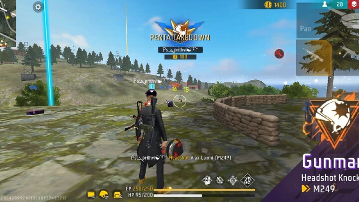 free fire br rank solo 12 kill