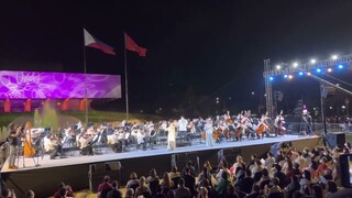 I will follow him w/ the nightingales and  Philippine Philharmonic Orchestra