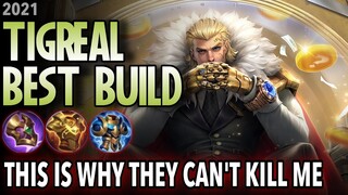 KILLER TANK | New Tigreal Best Build in 2021 | Tigreal Gameplay & Build - Mobile Legends