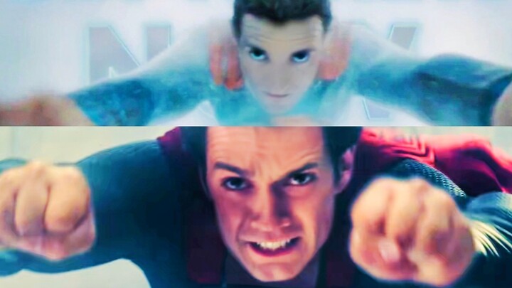 The same Superman shot with his face close up, but a different feeling!