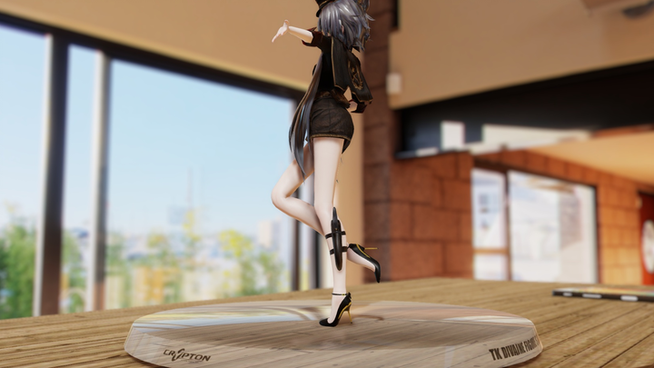 Figure-level rendering angle limited edition Luo Tianyi movable figure (°∀°)ﾉReal touch crystal base