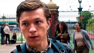 Peter Parker goes to school