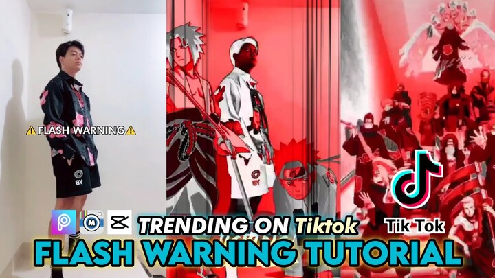 Cara edit Video FLASH WARNING Yang lagi Viral di Tiktok