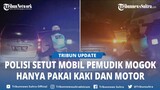 Aksi Polisi Setut Mobil Avanza Pemudik yang Mogok di Jalan Tol, Hanya Pakai Kaki dan Sepeda Motor