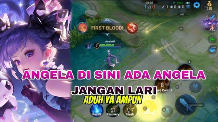 ANGELA DI SINI ADA ANGELA JANGAN LARI