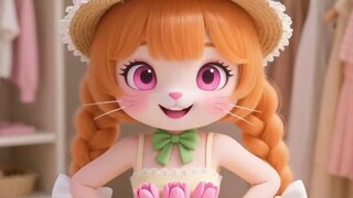 胖橘穿田园风小裙子去看动物奥运会跳水比赛！