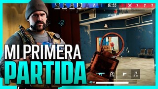 Mi PRIMERA VEZ en RAINBOW SIX MOBILE | Caramelo Rainbow Six Mobile Gameplay Español