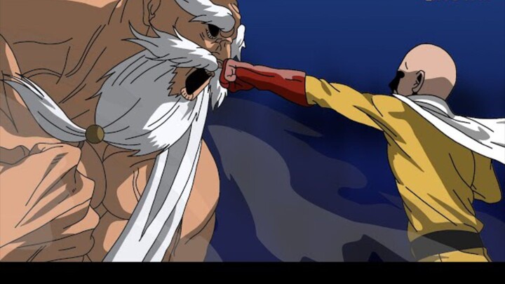 Saitama VS Zeus (record of Ragnarok) part 2