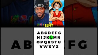 The IMPOSSIBLE One Piece Challenge!! #onepiecenamechallenge