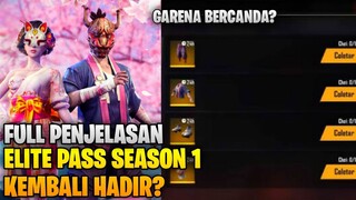 😭RIP PLAYER OLD! BUNDLE ELITE PASS SEASONS 1 DI KASIH GRATIS  | GARENA FREE FIRE INDONESIA