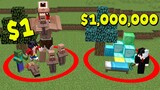 ถ้าเกิดว่า!? บ้านวงกลม $1 เหรียญ VS บ้านวงกลม $1,000,000 เหรียญ - Minecraft ไทย