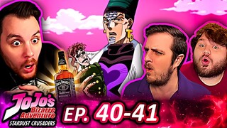 JoJo's Bizarre Adventure Part 3 Episode 40 & 41 REACTION - Stardust Crusaders
