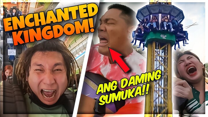 BRUSKO BROS AT ENCHANTED KINGDOM! (NO REACTION CHALLENGE)