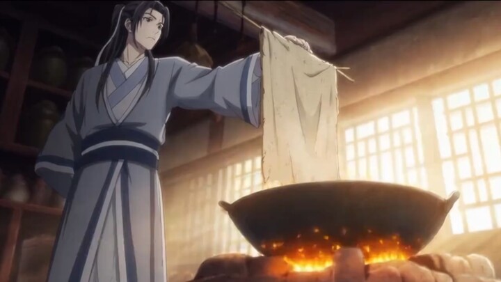 Mỗi ngày tôi đều ném một mảnh vải rách vào chảo dầu chiên rán.