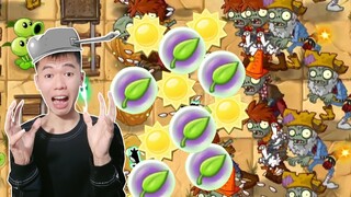 Plants vs Zombies 2 #25: Nhân BiBi May Mắn Vượt Qua Được Level Rất Khó | PVZ 2