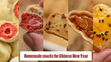 Tutorial Pencuci Mulut: Stroberi Krim, Puff Salju & Biskuit Cranberry