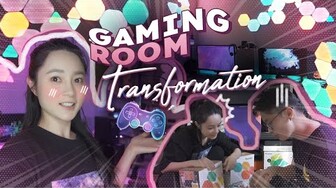 Vlog#99 CHUYỂN NHÀ MỚI SET UP GAMING ROOM - RGB gaming room transformation