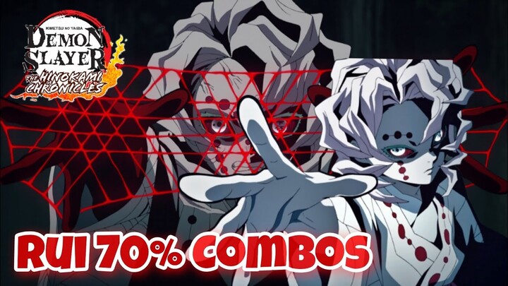 Rui 70% Combos | Demon Slayer: Kimetsu no Yaiba – The Hinokami Chronicles