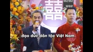 đám cưới mà cứ ngỡ đang họp Đảng thế này