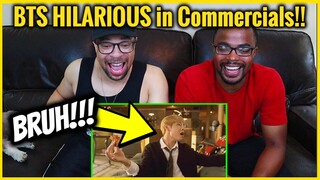 Hilarious REACTION to BTS in Commercials Compilation!!