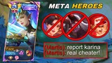 HOW TO DESTROY META HEROES USING KARINA?!🔥 - Mobile Legends