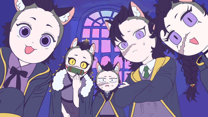 【描改手书｜实玄】原来是玄弥啊，我还以为是猫猫呢