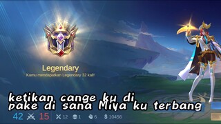 ketika cange ku di pake di sana Miya ku terbang