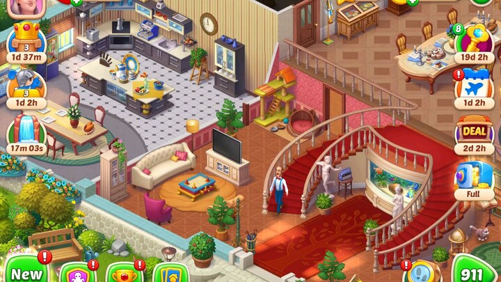 HOMESCAPE 911 - LIBRARY DECORATION -  DAY 1