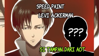 [SPEEDPAINT]gambar husbu levi Ackerman (anime attack on Titan)