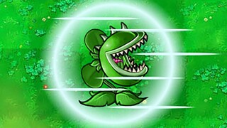 Three-leaf big-mouthed flower, zombies blow into its mouth!