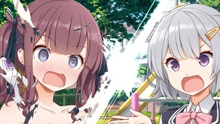 (Thịt nấu chín) Koharu Rikka sử dụng nhát chém cắt quần áo