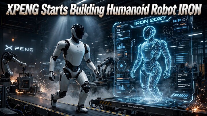 XPENG Starts Building Humanoid Robot IRON.