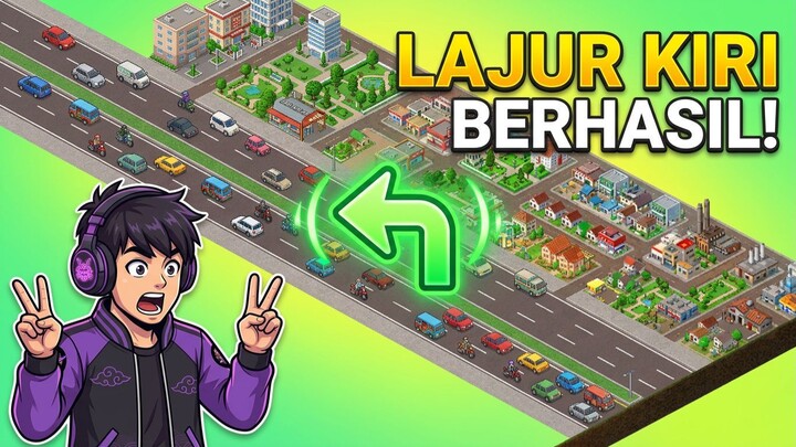 Cara Aktifkan Lajur Kiri di TheoTown — Fitur Eksperimen Game!