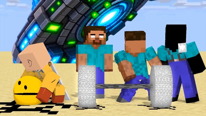 Herobrine And VERITY, His Friend Tried to Lift It