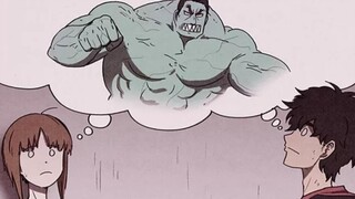 甜蜜家园漫画版59，外面怪物干掉保安大叔，危机终于结束了