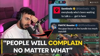 Tarik Reacts To Sentinels Facing Criticism From Pros & Orgs After Loss vs Gen.G