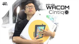 Đập hộp Wacom Cintiq 16 - bảng vẽ màn hình wacom | BonART