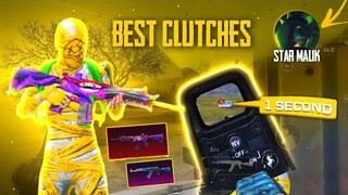 BEST CLUTCHES LIKE @STAR • Malik 🔥🤯 With M416 Fool Maxed Level 7 🔥 PUBG MOBILE | IPAD MINI 5