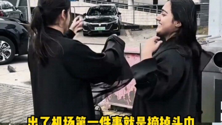 As soon as it landed in China, it immediately shed its black cloak, hoping things will get better an