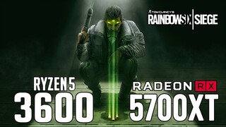 Rainbow Six Siege on Ryzen 5 3600 + RX 5700 XT 1080p, 1440p benchmarks!