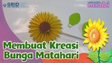 Membuat Kreasi -  Bunga Matahari dari Kertas