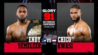 Endy Semeleer vs. Chico Kwasi | Glory 91 (Kickboxing)