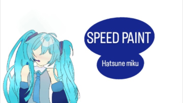 Hatsune miku | gabisa gambar mata, masih pemula 🙏