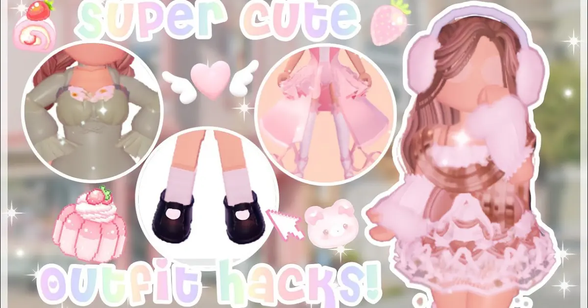 SUPER CUTE Outfit Hacks You Need To Know! Roblox Royale High | LauraRBLX -  Bilibili
