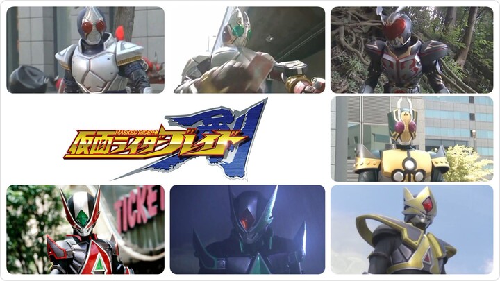 Kamen Rider Blade All Rider Henshin and All Rider Form