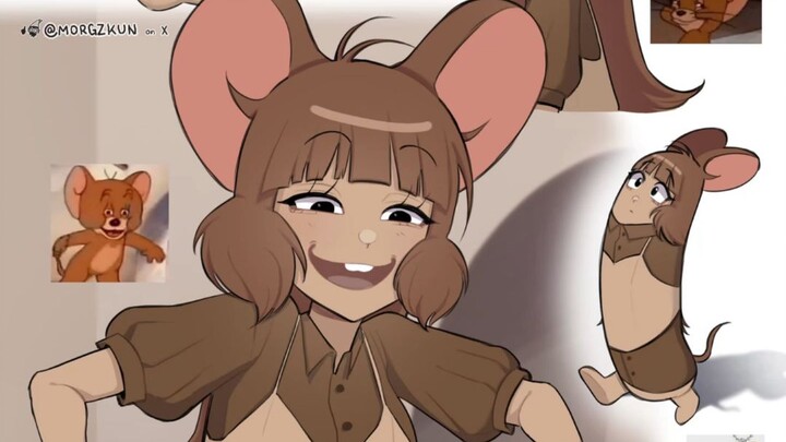 【วาดภาพ】เฮ้ จิร์รี่ฉบับนารุคาตะ / ซีรีส์วัยเด็กที่เปลี่ยนไป