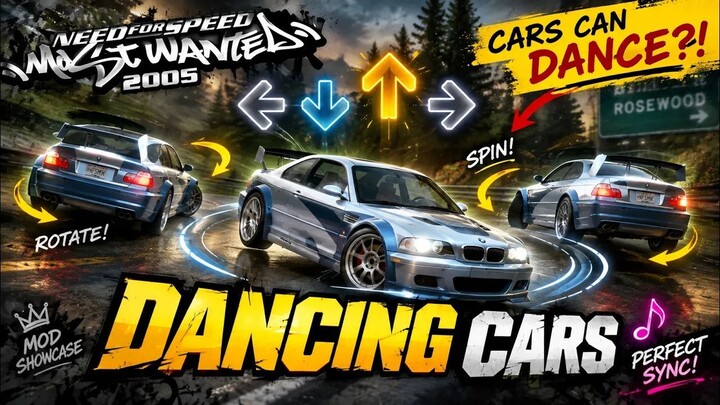 I Made NFS Most Wanted Cars DANCE!   MW Rhythm