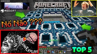 Top 5 Khoảnh Khắc Cực Kì Hack Não   Sẽ Làm Bạn Bại Não Của Người Chơi Trong Minecraft Sẽ NTN ???