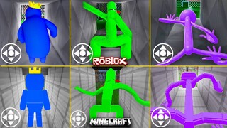 ROBLOX Rainbow Friends FINAL SCENE but I BECAME EVERYONE CHARACTER vs MINECRAFT #2